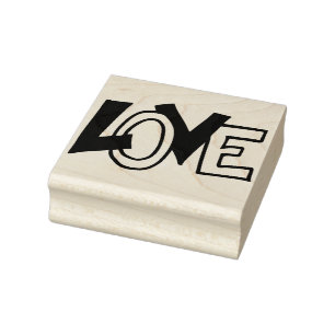Liebe Gummistempel