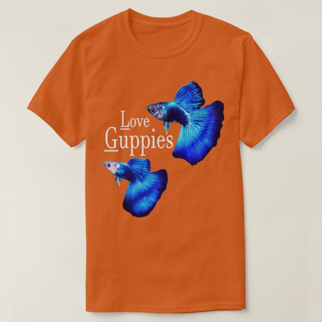 Liebe Guppy Fish T-Shirt (Design vorne)