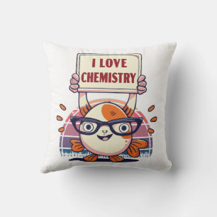 Liebe Guppys und Chemie Kissen