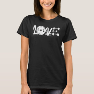 Liebe Gym Workout-Fitness T-Shirt
