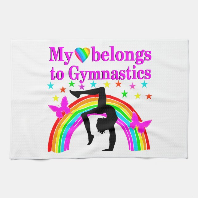 LIEBE GYMNASTICS FÜR IMMER GESCHIRRTUCH (Horizontal)