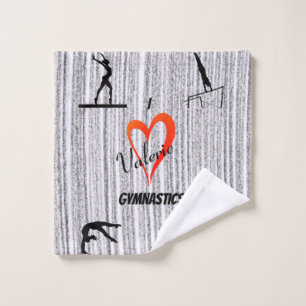 Liebe Gymnastik Events Girl's Waschlappen