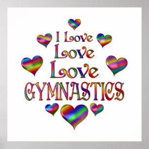 Liebe Gymnastik Poster