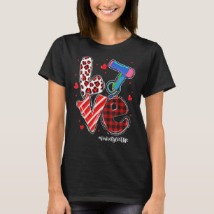 LIEBE Haartrockner Herzmuskel Friseurin T-Shirt