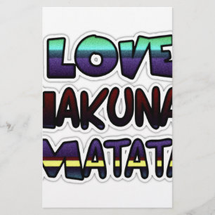 Liebe Hakuna Matata Geschenke