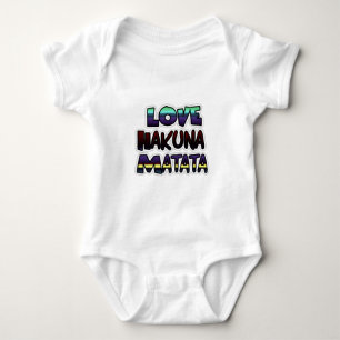 Liebe Hakuna Matata Geschenke Baby Strampler