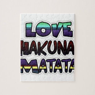 Liebe Hakuna Matata Geschenke Puzzle