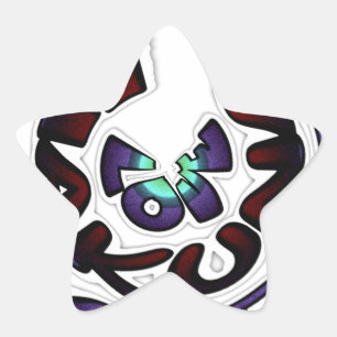 Liebe Hakuna Matata Kunstdruckerei Stern-Aufkleber