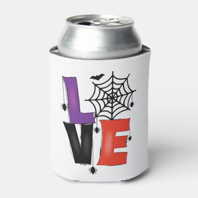 Liebe Halloween Dosenkühler (Kanne Vorderseite)