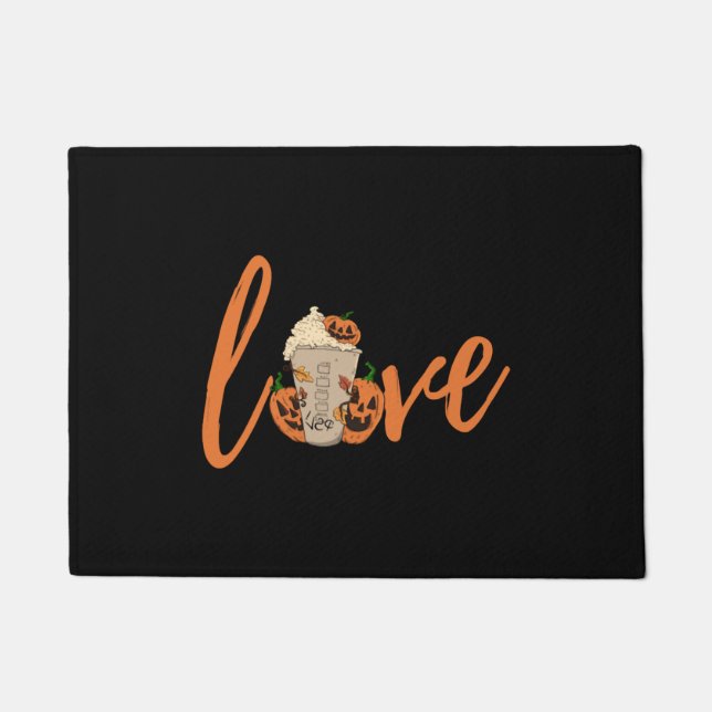 Liebe Halloween Fußmatte (Vorderseite)
