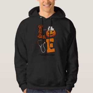 Liebe Halloween Nursing Pumpkin S Hoodie