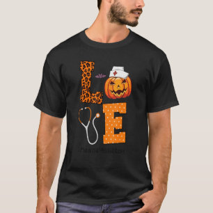 Liebe Halloween Nursing Pumpkin S T-Shirt