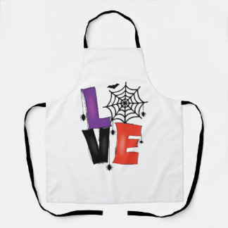 Liebe Halloween Schürze