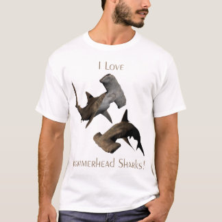 Liebe-Hammerhai-Haifisch-T - Shirt