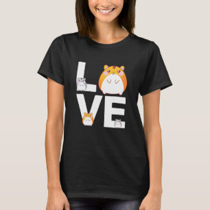 Liebe Hamster Shirt Tier Spielzeug Haustiere
