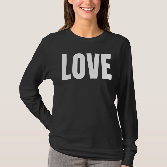 Liebe Handgeschriebene Liebe T-Shirt (Vorderseite)