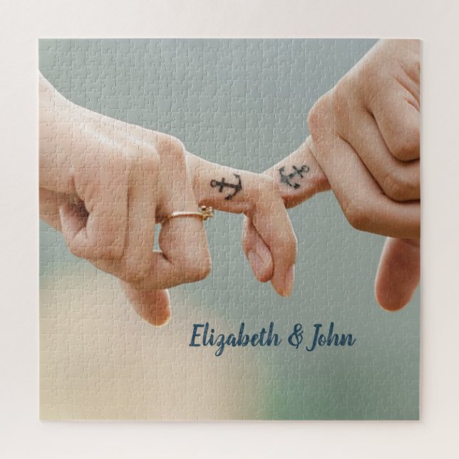 Liebe Hands Anchorn Puzzle (Vertikal)