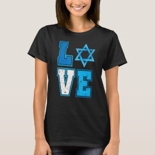 Liebe Hanukkah Stern von David Happy Chanukkah Cos T-Shirt