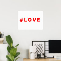 Liebe-Hashtag