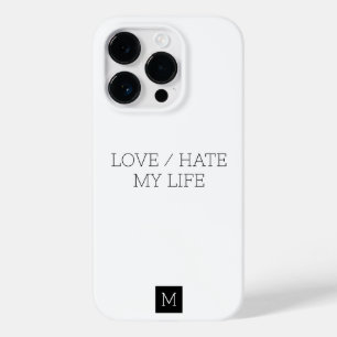 Liebe/Hass mein Leben Case-Mate iPhone 14 Pro Hülle