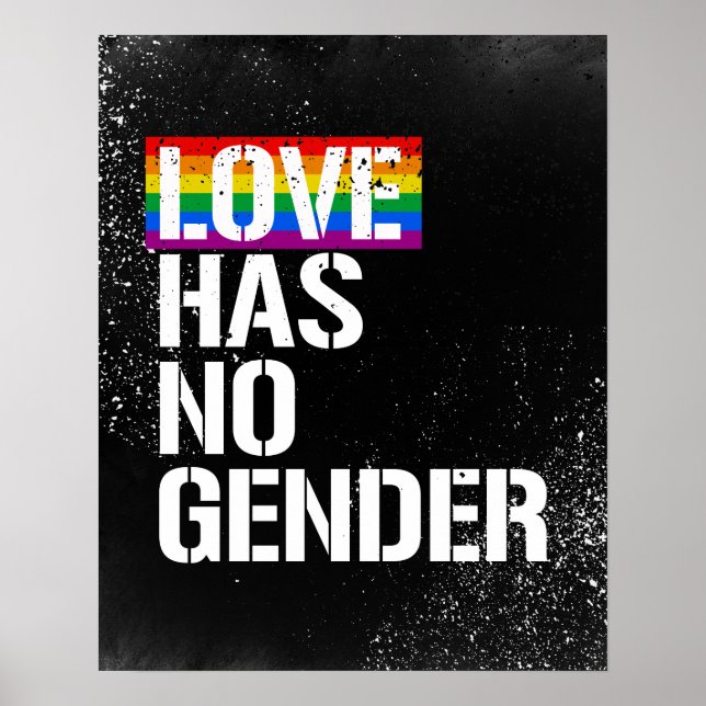 Liebe hat kein Geschlecht - LGBTQ-Rechte - Poster (Vorne)