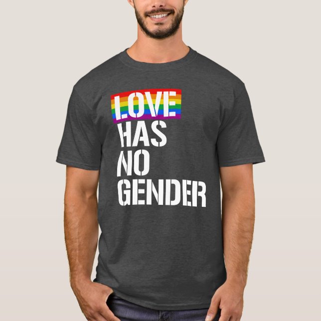 Liebe hat kein Geschlecht T-Shirt (Vorderseite)