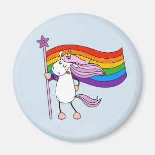 Liebe hat keine Grenzwerte für Unicorn Magnet