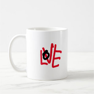 LIEBE HATE MOOD KAFFEETASSE