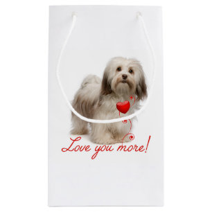 Liebe! Havanese Gift Bag Kleine Geschenktüte