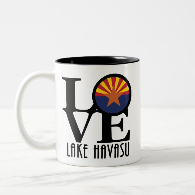 LIEBE Havasu 11oz Zweifarbige Tasse (Links)