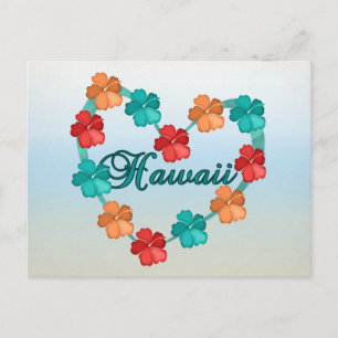 Liebe Hawaii Postkarte