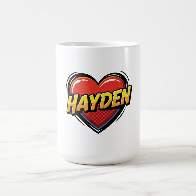 Liebe Hayden Kaffeetasse (Mittel)
