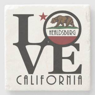 LIEBE Healdsburg California Steinuntersetzer