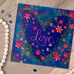Liebe Heart Blume Blau Hübsche Inspiritivität Puzzle<br><div class="desc">Spaß Inspirierend Whimsical Liebe Blumenpuzzle - lebendiges, skurriles und stilvolles Inspirivity Artwork, das Sie während der Arbeit an diesem bunten Puzzle inspiriert hat. Ein lustiges Geschenk für den Valentinstag und perfekt für einen Rentner. Tauchen Sie ein in das pulsierende Liebe-Puzzle. . Steigern Sie Ihre Entspannungszeit mit diesen faszinierenden Rätseln, die...</div>