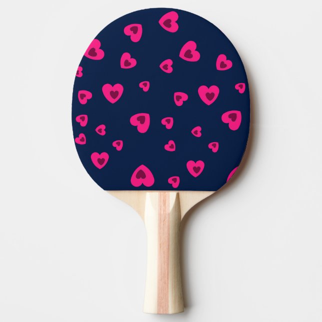 LIEBE HEART BOYFRIEND MIRLFRIEND EHEFRAU GIFT TISCHTENNIS SCHLÄGER (Vorderseite)