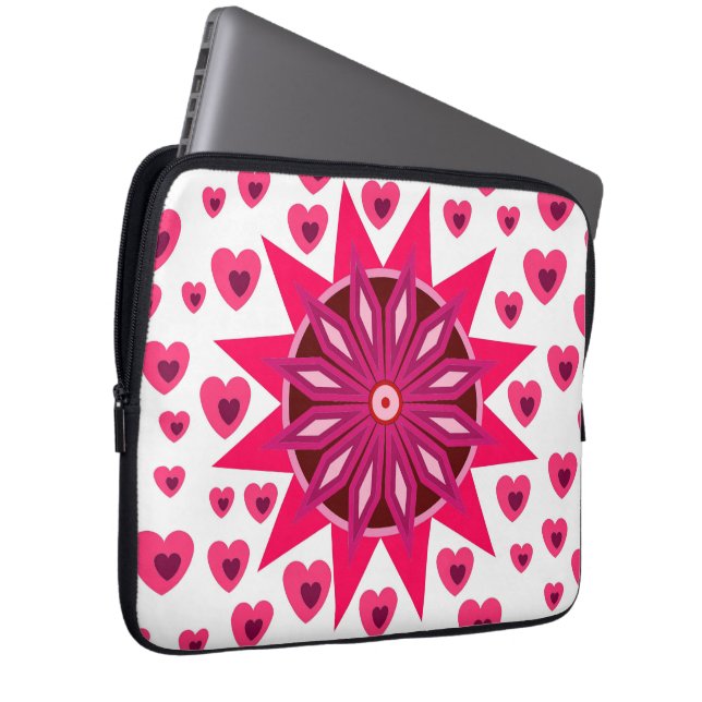 LIEBE HEART BOYFRIEND MIRLFRIEND EHEFRAU LAPTO LAPTOPSCHUTZHÜLLE (Vorne Rechts)