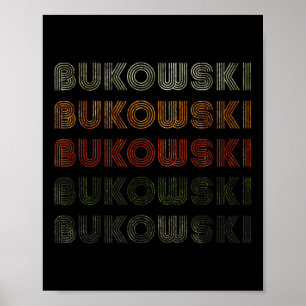 Liebe Heart Bukowski T-Shirt Grunge Vintag Style B Poster