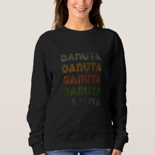 Liebe Heart Danuta T-Shirt Grungevintage Style Bla Sweatshirt