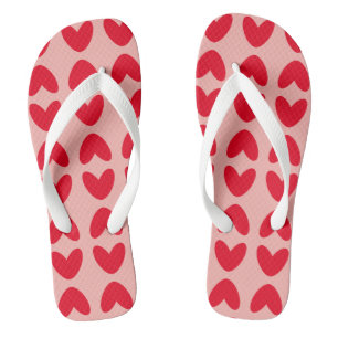 Liebe Heart Flip Flops Beach Footwear