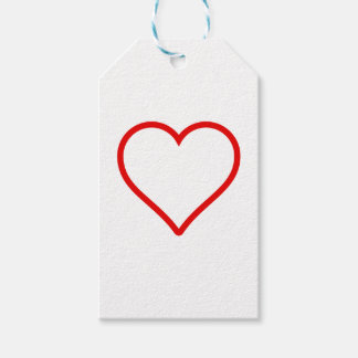 Liebe - Heart Gift Tag Geschenkanhänger