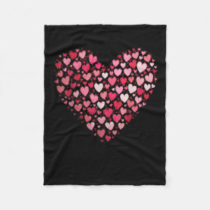 Liebe Heart Graphic Valentinstag Womens Girls Boy Fleecedecke