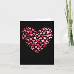 Liebe Heart Graphic Valentinstag Womens Girls Boy Karte