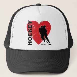 Liebe Heart Hockey Cap Truckerkappe