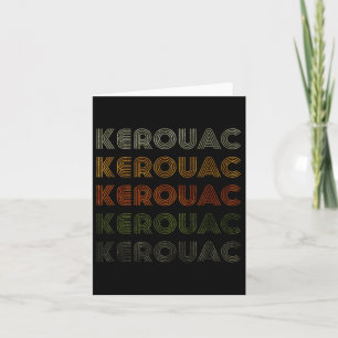 Liebe Heart Kerouac T-Shirt Grunge Vintag Style Bl Karte