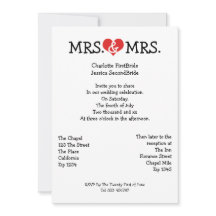 Liebe Heart Lesbian Wedding