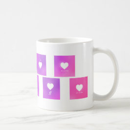 Liebe Heart Music Notation Kaffeetasse