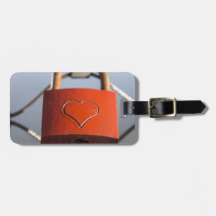 Liebe Heart Padlock Gepäckanhänger