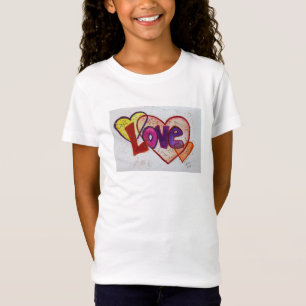 Liebe Heart Rings Glitzer Inspiration Art T - Shir T-Shirt