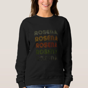 Liebe Heart Rosena T-Shirt Grungevintage Style Bla Sweatshirt