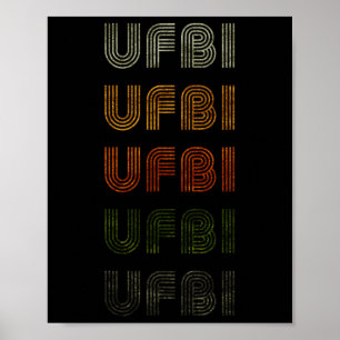 Liebe Heart Ufbi T-Shirt Grunge Vintag Style Black Poster